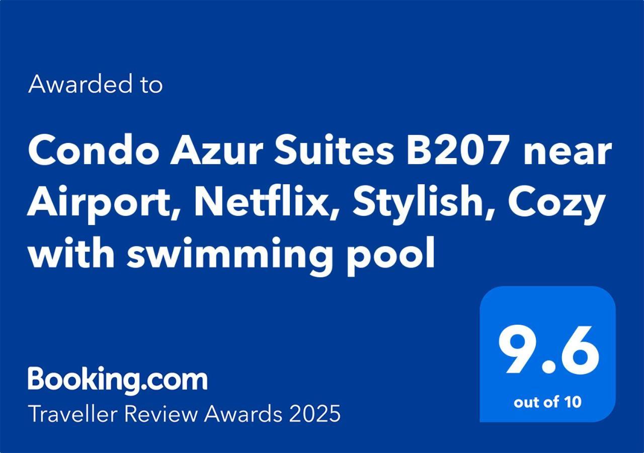 Condo Azur Suites B316 Near Airport, Netflix, Stylish, Cozy With Swimming Pool Мактан Экстерьер фото